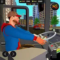 Us-Stadt Wählen Passagierbus Spiel